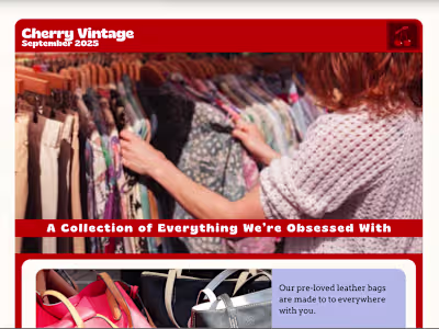 I manage a monthly newsletter