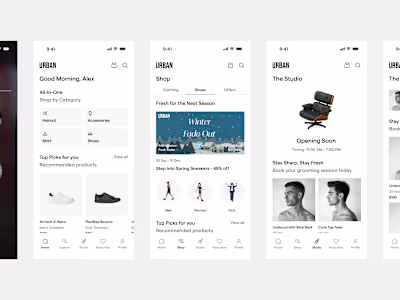 Urban Edge Clothing E-Commerce Redesign with AI Styling