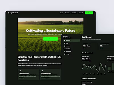 Agriculture Hub Management App Development