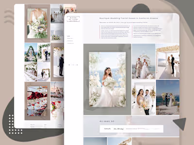 Web Design and Web Development For  Wedding Planner Business