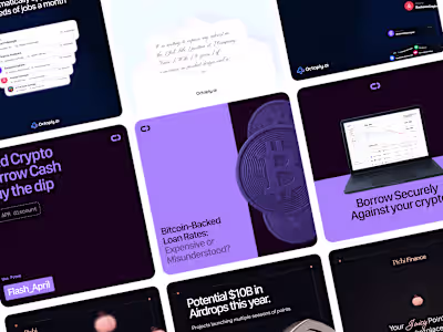 Social media designs for different SaaS and Web3 clients :D