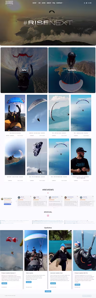 RiseNext - WordPress