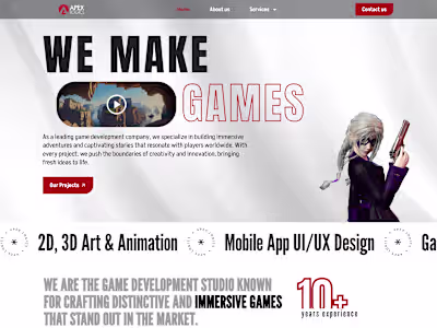 Leading Game Development Company- Apex Logics