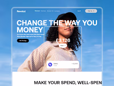 Revolt — Landing Page Replication