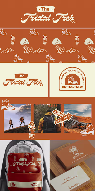 The Tridal Trek | Brand identity design 
