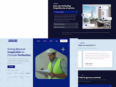 Perfecting Properties Website design