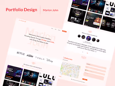 Marlon John (Portfolio Website)