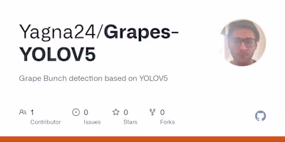 GitHub - Yagna24/Grapes-YOLOV5: Grape Bunch detection based on …