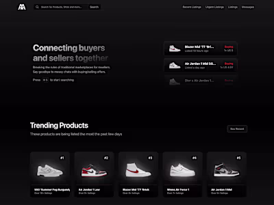 maarketplace.com — a b2b sneaker marketplace