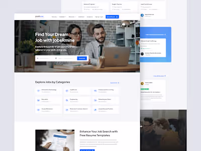 Job Finder Website Design