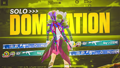 SOLO DOMINATION | BGMI MONTAGE | LOST BOY - YouTube