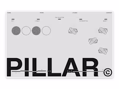 Pillar - Portfolio & Agency Website