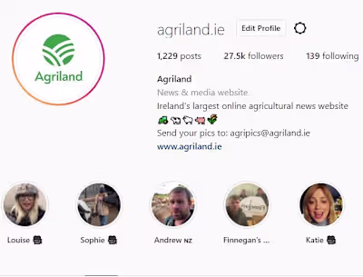 Agriland Social Media Takeovers