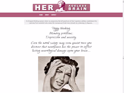 Sales Page For Brain Health Product