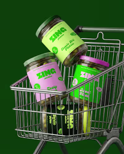 ZING Pickles - Brand System & Packaging