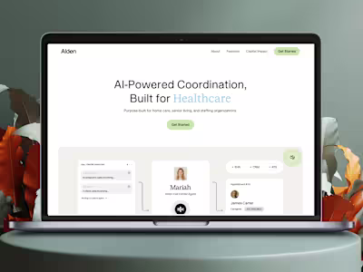 Webflow redesign: Making AI in Healthcare Feel Human