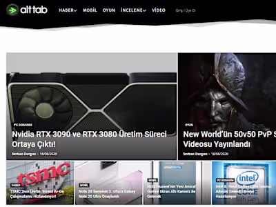 Alttab.net a Wordpress-based Tech News Website