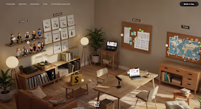 Webflow Developer for D2C Design Agency Website