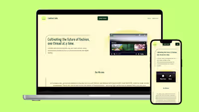 Landing Page - Lumina Labs