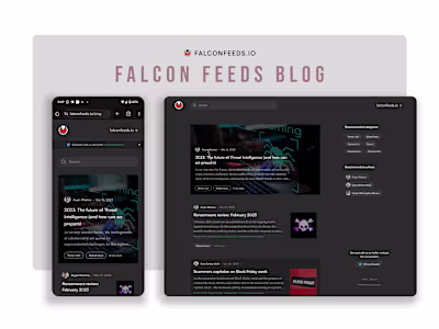 FalconFeeds Blog