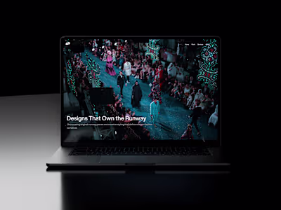 Fashion Design Agency Framer Template