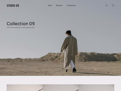 Fashion E-commerce Website Design
This project