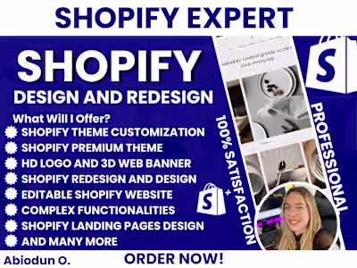 Shopify Designer | Shopify Developer