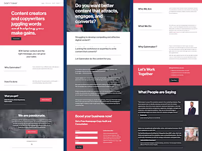 Website in Squarespace