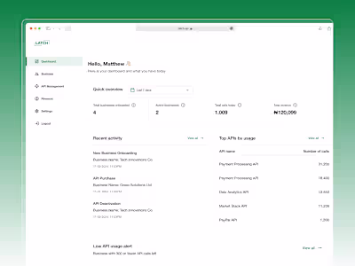 Simplifying API Management & Dynamic Pricing for Latch