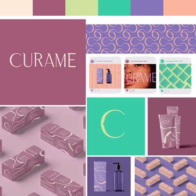 Curame hair care brand