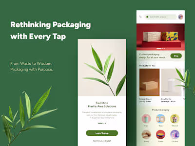 Marketplace for plastic-free packaging.