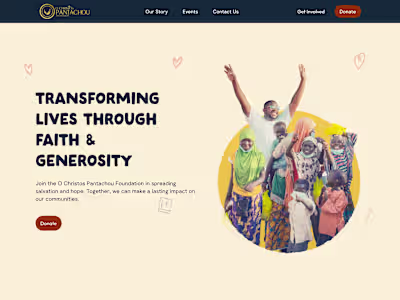 OCPF Charity Website Development