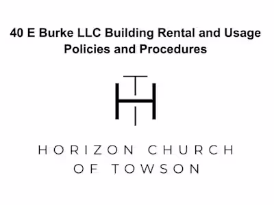 Building Rental Policies and Procedures