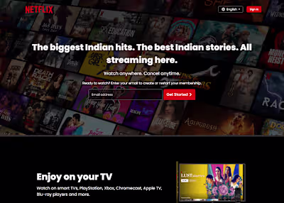 Netflix UI Clone