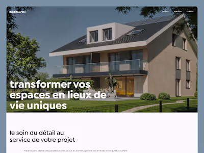 Medina.archi gets a tailored, minimal site 