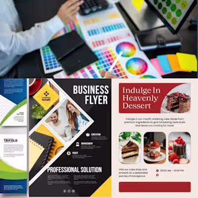 Let me design your brochure, menu, flyers, and more!