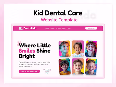 Pediatric Dentist Framer Template