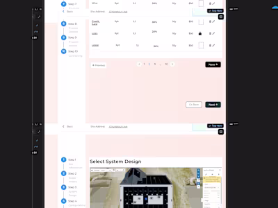 Sunspear CRM- Weweb front-end development.