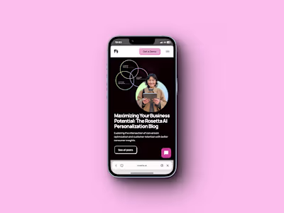 Marketing Website for AI Ecommerce Startup