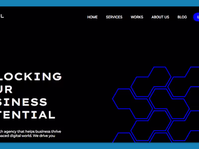 Vynel - Business landing page built with Webflow
