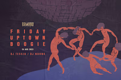 Poster design for events in Bamboo place