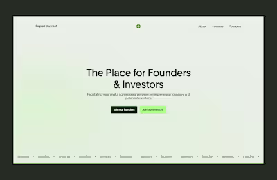 Capital Connect Website