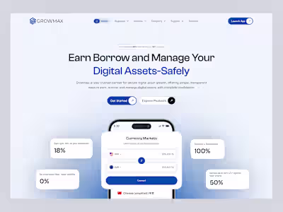 Web3 Finance Platform UI