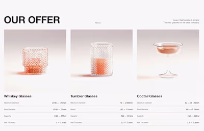 Glasses offer 3D made in Blender Design made in Sketch