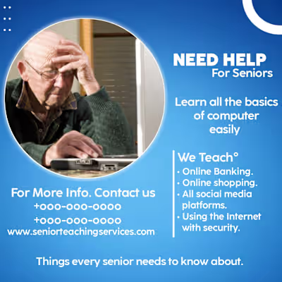 "NEED HELP" for seniors