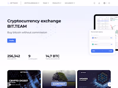 BitTeam - crypto trading platform