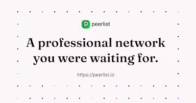 Peerlist: Networking made easy for techies