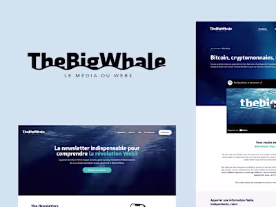 The Big Whale | Webflow & Web3 & Nocode consulting 