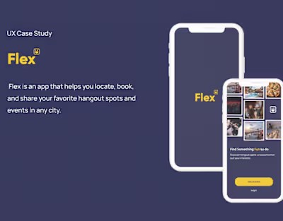 Flex app (UX Case study) on Behance