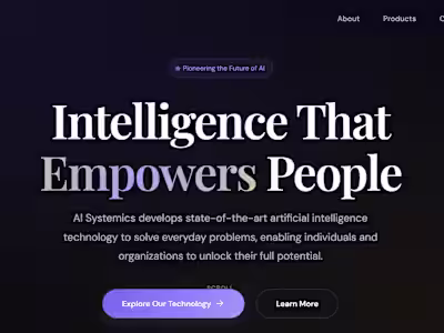AI Systemics LLC | Intelligent Solutions for Everyday Life